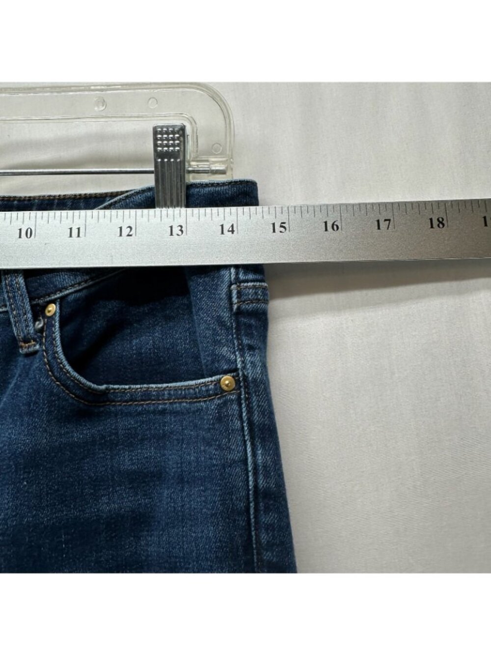 Kut From The Kloth Stella Fab Ab Flare Jeans Women 6 High Rise Stretch Dark Wash - Picture 4 of 13